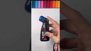 Blue Marker 💙 art satisfying graffiti posca drawing music shortsvideo youtubeshorts [upl. by Red]