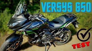 KAWASAKI 650 VERSYS ▶️ ESSAI  Ce trail estil fait pour le roadtrip [upl. by Auqinahc325]