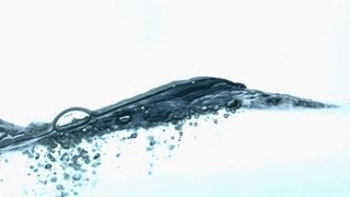 Free Slow Motion Footage Water Wave Warp [upl. by Sello344]