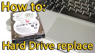 How to install or replace Hard Drive in MacBook Air A1237 EMC2142 [upl. by Ahsikal]