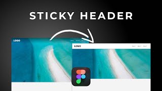 Sticky header con Figma [upl. by Yenhoj]