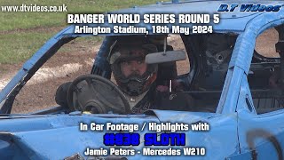 Sloth 838  Arlington BWS 2024  Banger Racing  Highlights [upl. by Ripleigh]