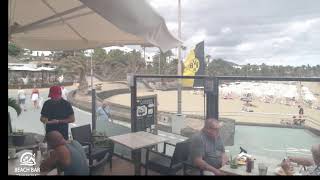 Webcam Lanzarote  Live Stream from the Beachbar in Costa Teguise [upl. by Ainahpets]