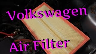 VW Golf MK4 Air Filter Replacement [upl. by Jeraldine546]