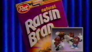 Raisin Bran Commercial with California Raisins [upl. by Nevai]