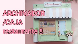 ▶️Como hacer ARCHIVADORCAJA RESTAURANTE [upl. by Statis278]