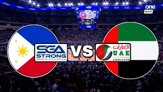 STRONG GROUP ATHLETICS VS UAE NATIONAL TEAM dubai international basketball championship 2024 [upl. by Ryon]