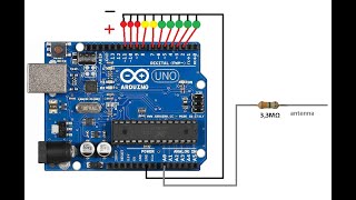 Arduino emf detector electro magnetic field detector [upl. by Kristien]