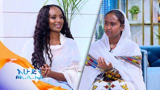 በቡና ሰአት quotትሁት ሀጥያቱን የሚቆጥር ሳይሆን በልቡ የተሰበረ ነውquotታዳጊዋ ዘማሪ ሳራ በእሁድን በኢቢኤስ [upl. by Nairolf]