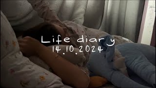 Life diary 14102024  vlog играем в бильярд делаем витражи пишем картины мастихином [upl. by Lenoel557]