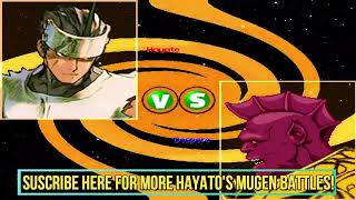 MG026 MUGEN  Hayato 36 vs Despero [upl. by Enelyak]