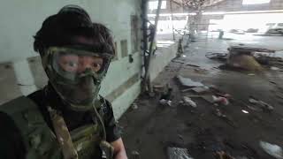 Warhouse and outdoor battle  D Battle Ground Airsoft Gamesite [upl. by Lubba220]