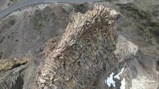 Basaltos Columnares Cordillera de Los Andes CHILE DRON [upl. by Juxon]