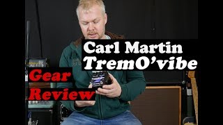 Carl Martin TremOvibe Pedal Demo Tremolo and Vibrato pedal Tremovibe with a Coodercaster [upl. by Eryn]