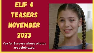 Elif 4 Teasers November 2023 [upl. by Yenahs429]