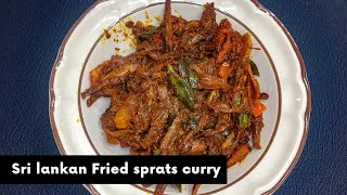 FRIED SPRATS CURRY  SRI LANKAN FRIED SPRATS CURRY friedspratscurry [upl. by Wistrup412]