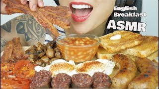 ASMR FULL ENGLISH BREAKFAST EATING SOUNDS NO TALKING  SASASMR [upl. by Weisman]