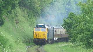 50035 leaving Bewdley 16th May 2024 [upl. by Yelha]