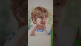 세븐틴 조슈아 색연필 그림 Seventeen Joshua colorpencil drawing [upl. by Pengelly]