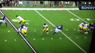 Ben Roethlisberger is hit like a truck by Courtney Upshaw [upl. by Eyk895]