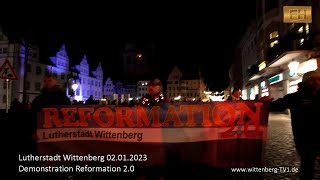 Lutherstadt Wittenberg  Demonstration zur Reformation 20 [upl. by Yarod]