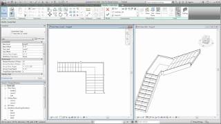 Autodesk Revit Creating a Custom Stair [upl. by Toiboid827]