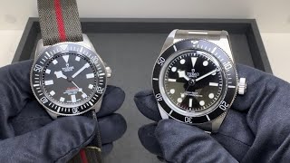 Tudor Pelagos FXD vs Black Bay 41 Monochrome [upl. by Joelie]