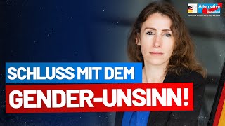 Schluss mit dem GenderUnsinn  Mariana HarderKühnel  AfDFraktion im Bundestag [upl. by Ariaek]