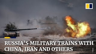 Russia kicks off Kavkaz 2020 military exercises with China Iran Belarus and others [upl. by Amzaj97]