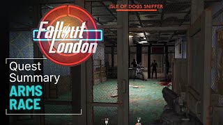 Fallout London Arms Race Quest Summary  Guide amp Walkthrough [upl. by Gibert]