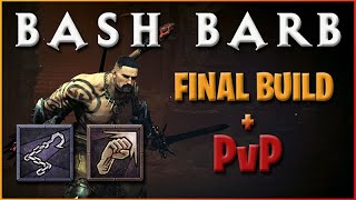 Badass Bash Barb Final Build amp PvP Diablo 4 Character Guide [upl. by Lynda]