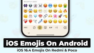 iOS Emojis On Android Without Zfont  iOS Emojis On Instagram for Redmi Xiaomi And Poco [upl. by Orva163]