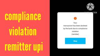 What is compliance violation remitter sbi  Transaction cannnot be completed compliance violation [upl. by Sandi]