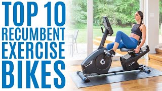 Top 10 Best Recumbent Exercise Bikes of 2021  Magnetic Exercise Bike for Fitness Cardio Workout [upl. by Ahsinyd]