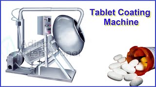 Coating Pan Tablet Coating Machine [upl. by Nolyk]