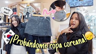 CUERPO DE LATINA CON ROPA DE COREANA 🥶🛍️ Me compré ropa coreana y así quedé  Mila [upl. by Lilla]