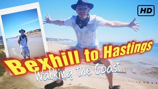 Bexhill on Sea to Hastings  Walk the British Coast  London Day out Travel Guide by an Englishman [upl. by Ailemrac]