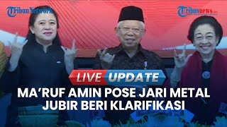 Live Update  Dianggap Tidak Netral Jubir Klarifikasi Pose 3 Jari Wapres Maruf Amin di HUT PDIP [upl. by Aicak]