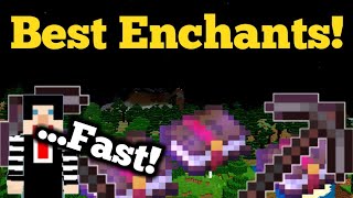 The BEST Enchantments for a Netherite Pickaxe  Enchantment Guide [upl. by Pascia]