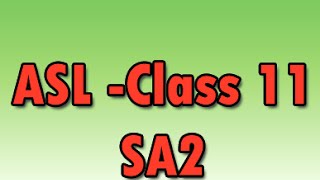 CBSE ASL Listening Class XI SA 2 Code XIL01 Audio scripts and Answer key Audio 1 [upl. by Meg]