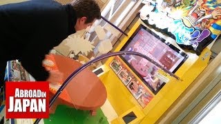 Japanese Table Smashing Arcade Game  Cho Chabudai Gaeshi [upl. by Ahsilef]