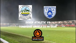 ANOTHER DOUBLE OVER DOVER  Dover Athletic 12 Tonbridge Angels 23012024 [upl. by Eilatam]