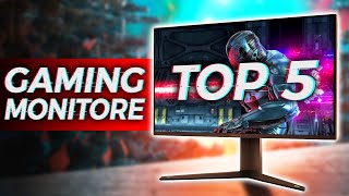 BESTER GAMING MONITOR 2022 2023  TOP 5 Monitor Kaufberatung [upl. by Gnen837]