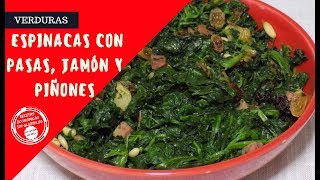 💕 Receta para preparar ESPINACAS REHOGADA A LA CATALANA ¡Deliciosas [upl. by Aitnwahs763]