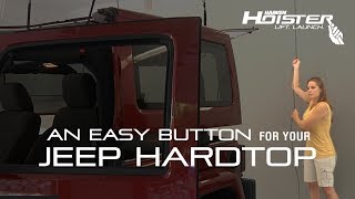 HOISTER  An quotEASYquot button for your Jeep hardtop [upl. by Ahsael]