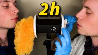 ASMR Deep Twin Ear Cleaning Exam  Doctor Roleplay 2 Hours [upl. by Francie422]