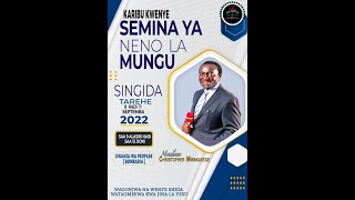 MWL CHRISTOPHER MWAKASEGE SEMINA SINGIDA  DAY 4 TAR 11 SEPTEMBA 2022 [upl. by Gonagle]