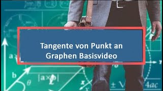 Tangente von Punkt an Graphen Basisvideo [upl. by Ekihc]