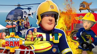 Best Vehicle Rescues 🔥🚒  Fireman Sam Full Episodes  1 hour compilation  Kids Movie [upl. by Eohce]