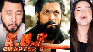 KGF CHAPTER 2  Yash  Sanjay Dutt  Prashanth Neel  Reaction by Jaby Koay amp Achara Kirk [upl. by Ahsinak418]